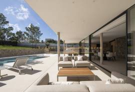 New construction villa of the extra class with partial sea view in villa area of Nova Santa Ponsa